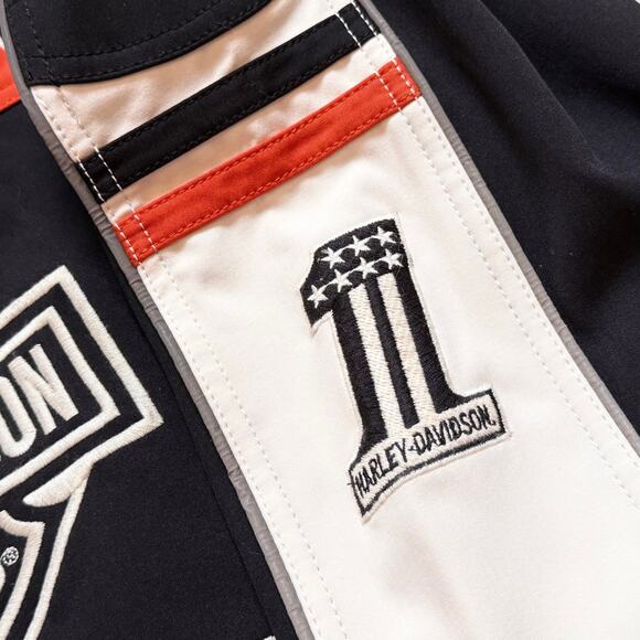 Harley-Davidson Mens Reg 2XL Colorblock Soft Shell Jacket 98405-19VM - Picture 7 of 12